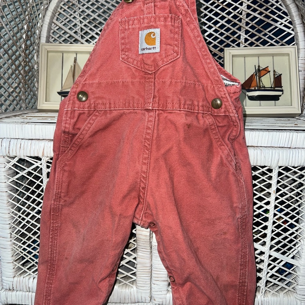 Vintage Carhartt Baby Bib Overalls - Picture 1 of 6